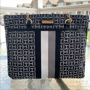New Tommy Hilfiger, Black, White and Grey Bag